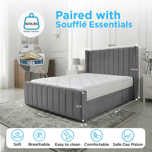Ottoman storage panel - storage, bed