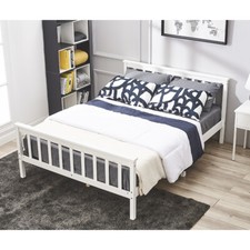 Pine Wooden 4FT6 Double Bed