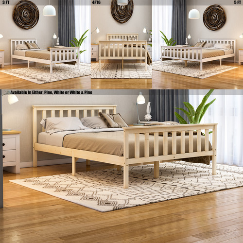 Wood bed milan - bed,
