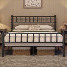 4ft6 Double Metal Bed Frame w/
